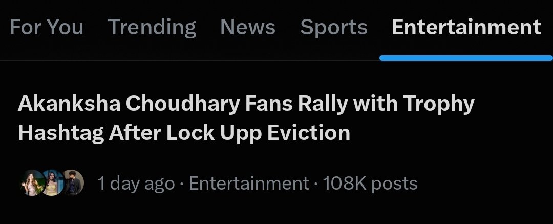 DeatheaterCR's tweet photo. 108k+ tweets and still counting ! 🔥

The power of #AkkuSena and the love for @Akanksha10_C never fades with time. The makers can't distruct the love she gets ! 💯

#AkankshaChoudhary #LockUpp2 @EktaaRKapoor @NetflixIndia https://t.co/M8WPQiuGA4