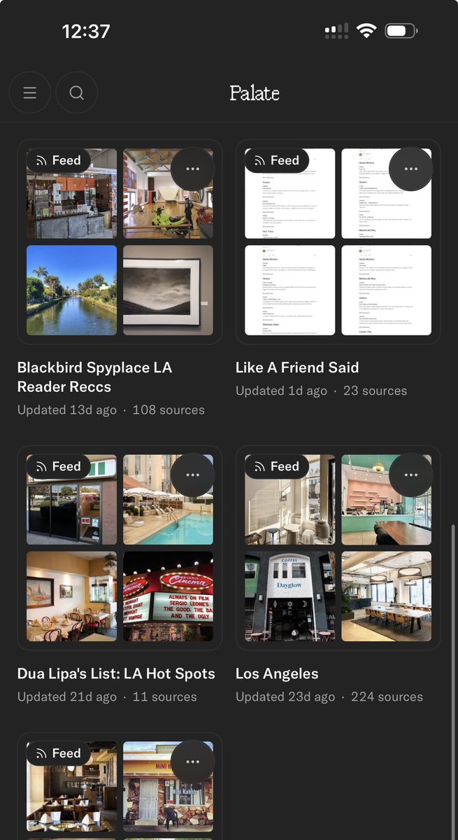 nickcamsmith's tweet photo. @charliekerr we just moved to LA have been doing this to find new spots to eat/explore. Has been really useful linking my agent to collections of peoples Google Maps lists or insta/tiktok vids. They auto-update too which is cool https://t.co/Z9gaTjtcoC