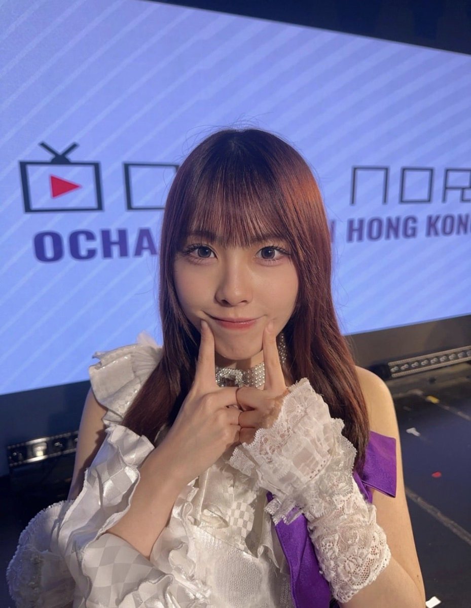香港に行っているOCHA NORMA 昨日の美空ちゃんたちはライブ🎤 撮影会も