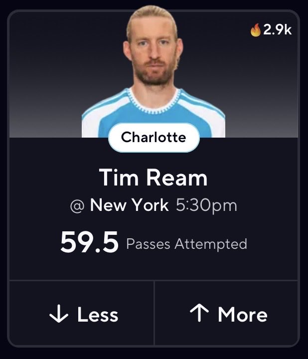 SlipsNShit's tweet photo. Tim Ream passes just got BUMPED in our favor 🔒

55.5 → 59.5

❤️+Follow; Turn notis on so you can beat the bumps 🔔 https://t.co/sWLcanM5YW