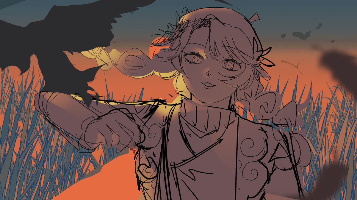 rinri1945's tweet photo. wip 🌻🐦‍⬛ https://t.co/qCRiholIDi