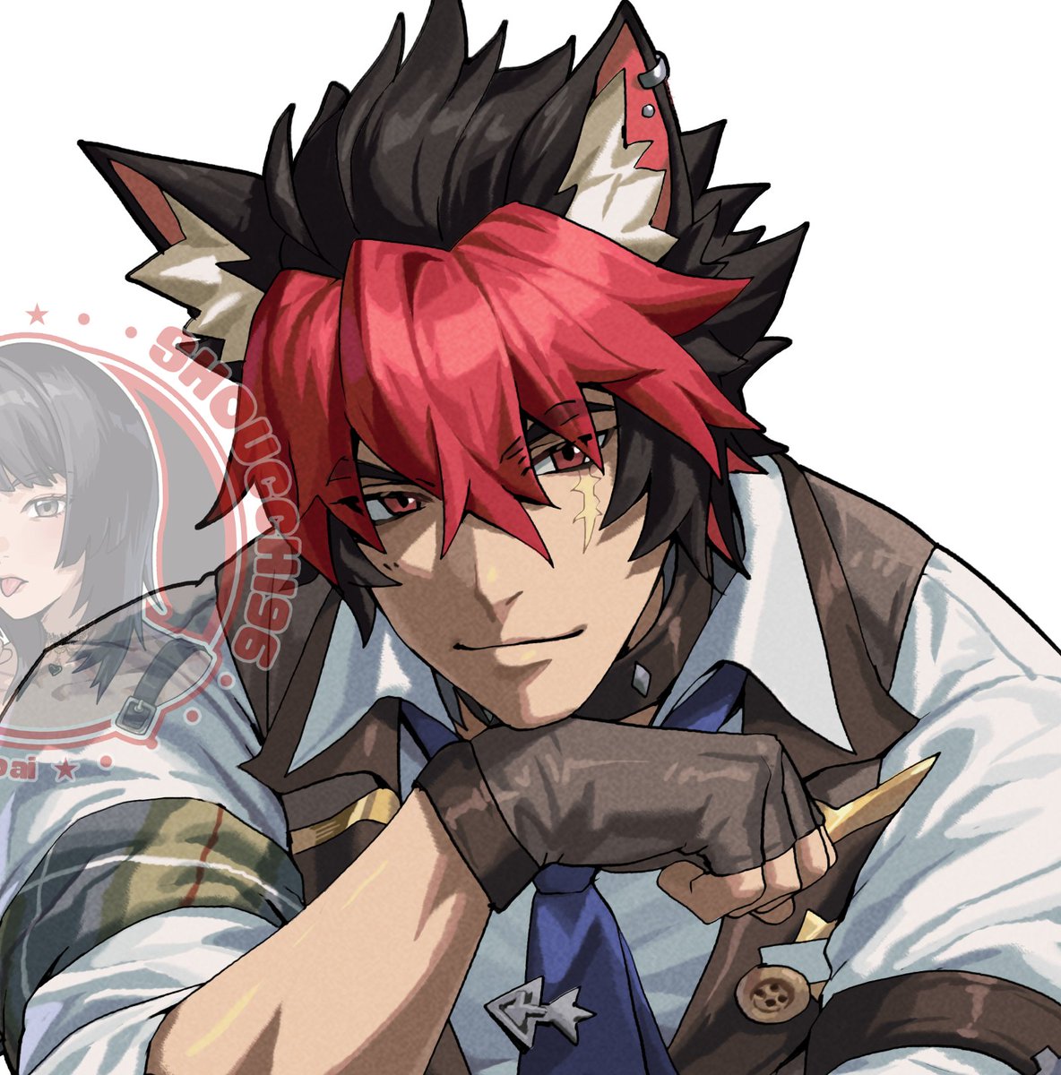 Shoucchi96's tweet photo. sneek peek of my new booth title!!
you'll see him in Hoyofest ID :D
also im going to make 3 more Manato art that i will not publish the full version anywhere online, to include it into the artbook as an 'exclusive' content! https://t.co/pLNL6h8l1f