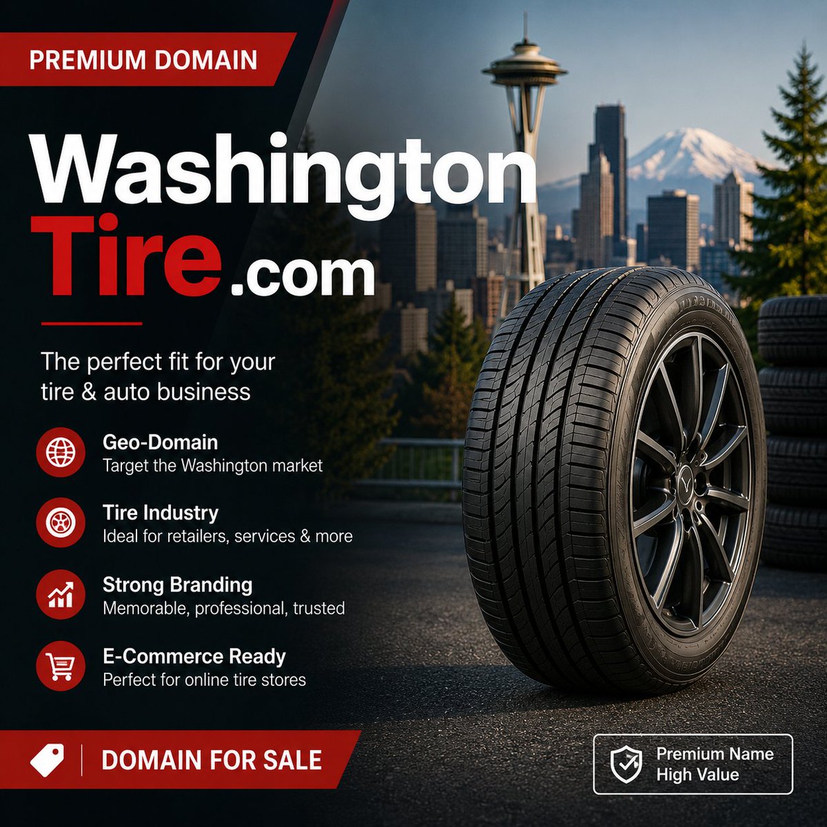 Taha77946136's tweet photo. 🚗 https://t.co/uqIahdtQj9 is now available - Make Offers.

A premium geo-domain built for tire retailers, auto service chains, dealerships, or a new eCommerce brand targeting the Washington market.

✅ Memorable
✅ Exact-match branding
✅ High commercial potential

📂DM Serious inquiries welcome.

#Domaining #DomainName #Branding #Tires #Automotive #Washington #Startup #Business #GeoDomain