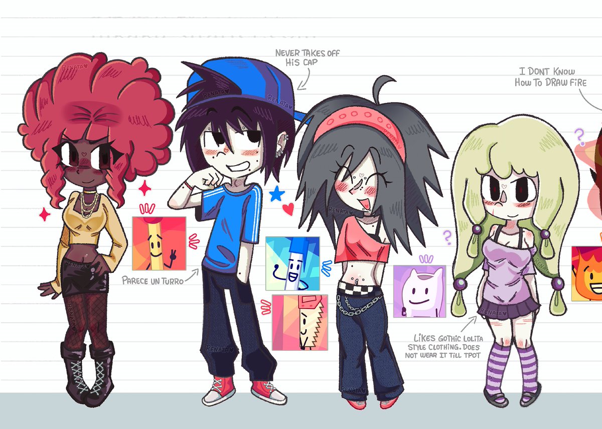 fannyxmarker's tweet photo. BFB gijinkas but some of them look really ugly qwq

[Tags]
#bfdi #bfb #osctwt https://t.co/SgtgCqJinH