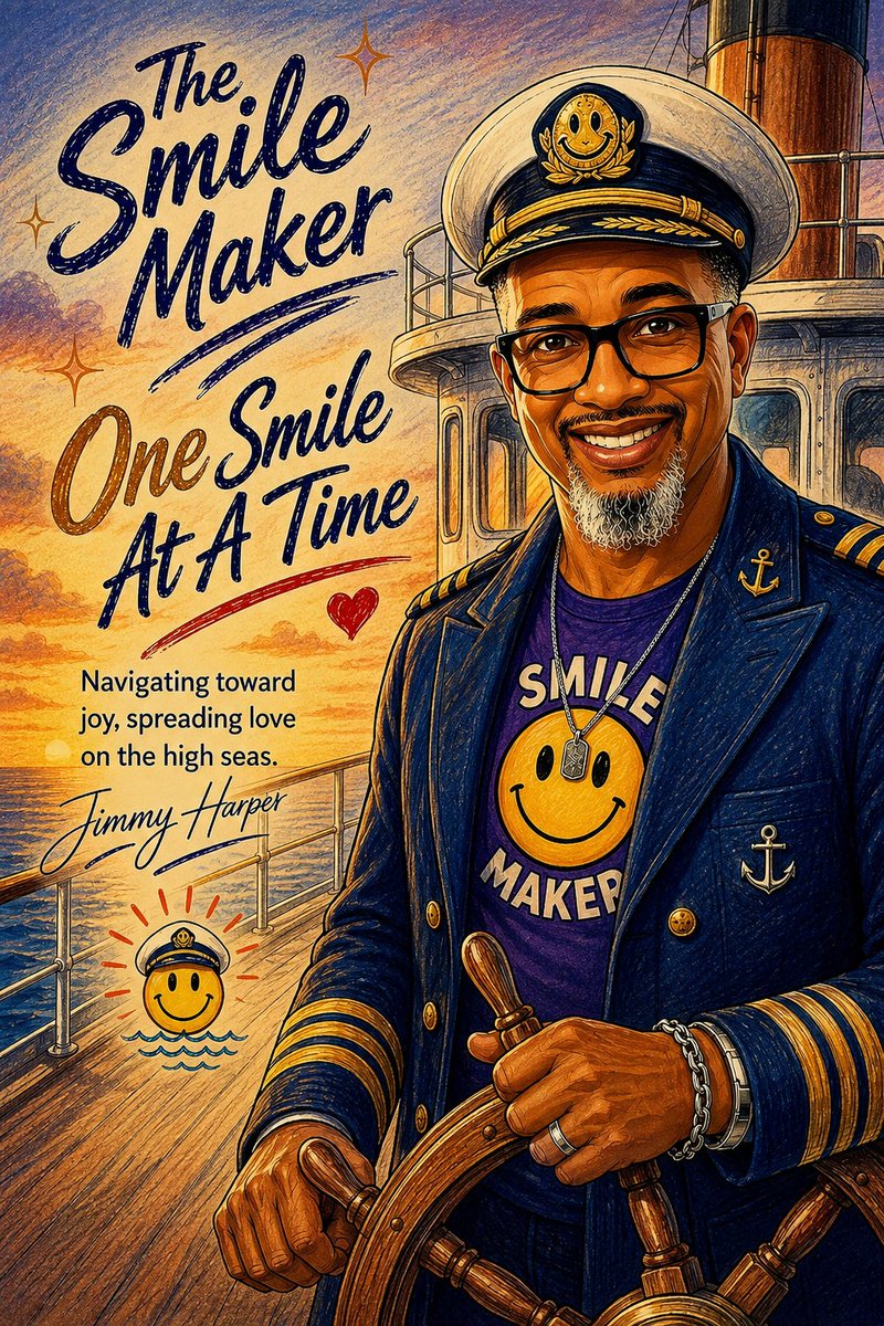 Jimmy_Harper's tweet photo. Hello! Happy Saturday from the Smile Maker! ⚓😊
Wishing you smooth sailing, great vibes, and plenty of reasons to smile. You’re the captain of your own joy—steer toward the good times and enjoy the weekend!
#SmileMaker #WeekendVibes #KeepSmiling https://t.co/yqq4GTLJry
