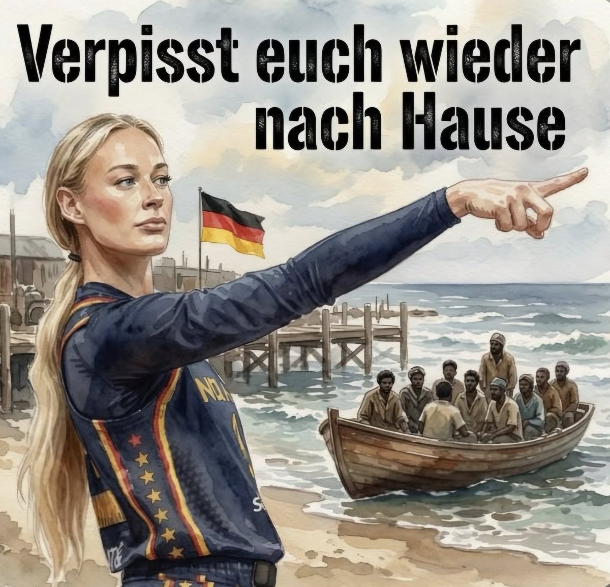 Oberfucker's tweet photo. @questiona_te Richtig so!
Kapiert es endlich:
- Islam gehört nicht zu Deutschland!
- Islam gehört nicht zu Europa!
- Islam gehört nicht in diese Welt!

Diese vermeintliche Religion ist nichts weiter als eine menschen-, frauen- und kinderfeindliche, mörderische Terrorsekte!

WEG DAMIT! https://t.co/XpzT9BchC4