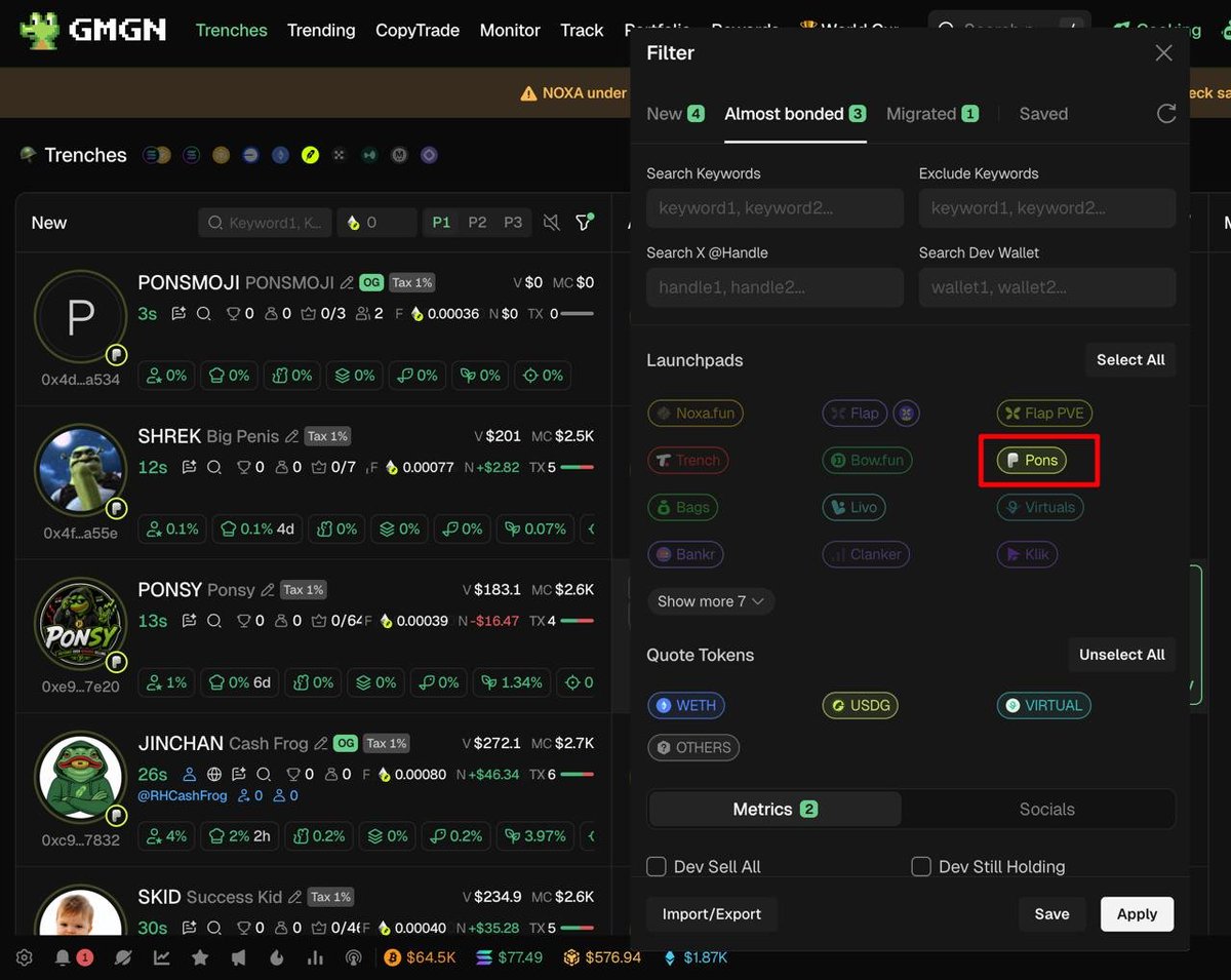 Shrek_Bigpenis's tweet photo. 🔥 Why 'Big Penis' is the DEFINITIVE NARRATIVE on Robinhood & the @ponsdotfamily Launchpad 🔥

It’s not a coincidence. It all starts here, in this screenshot shared by the $pons team themselves.

You see Shrek in that image and think it's a random detail... but my theory goes way deeper. 🧵👇

---

1️⃣ The nod isn't accidental: They wanted us to see THAT specific meme launched on their platform.

2️⃣ The Robinhood Connection: Vlad (founder of Robinhood) is a HUGE fan of $SHREK. The $pons team knows this inside out. That’s why they gave visibility to this Big Shrek meme—it has massive viral potential and is ready to blow up.

3️⃣ From theory to certainty: More than just a hypothesis, this is easily verifiable and actionable. We're in a booming market that's gaining strong momentum on Robinhood... and it's here to stay.

---

✅Source: https://t.co/oytPIPpZhM

👀 Don't sleep on this move:

📌 CA: 0x4F0eE38e4632901B81c240E9B362701F682BA55e

CC: @ponsdotfamily

#Crypto #Robinhood #SHREK #Pons #Altcoins #Memecoins