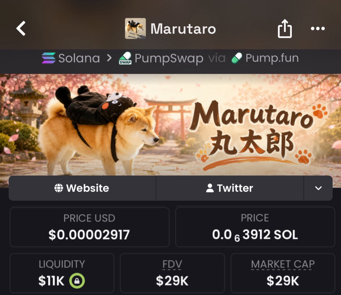 SignalHQT's tweet photo. $marutaro already did over 16x since call out at $29k mcap, it peaked to about $464k mcap

2U75GgW2W53MZMuH2jSDxcekjFF6Vw4Q7KxYBw5Ypump

The tactics is simple: insider information 

Stop chasing green and slide in to join my TG

#Solanameme #crypto https://t.co/4t0m0NGu3j