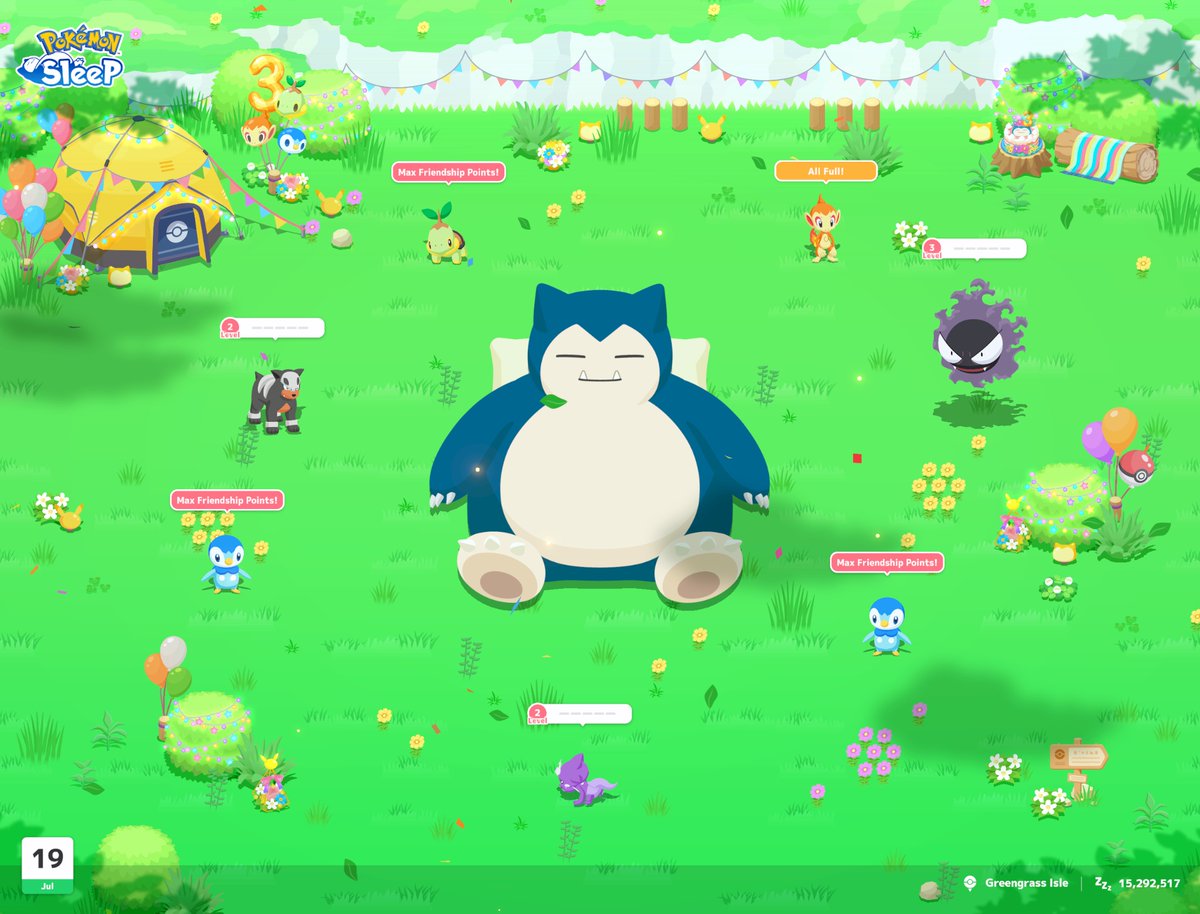 sgreene1120's tweet photo. #PokemonSleep3rd
#PokemonSleep https://t.co/HrzO3TNlDc