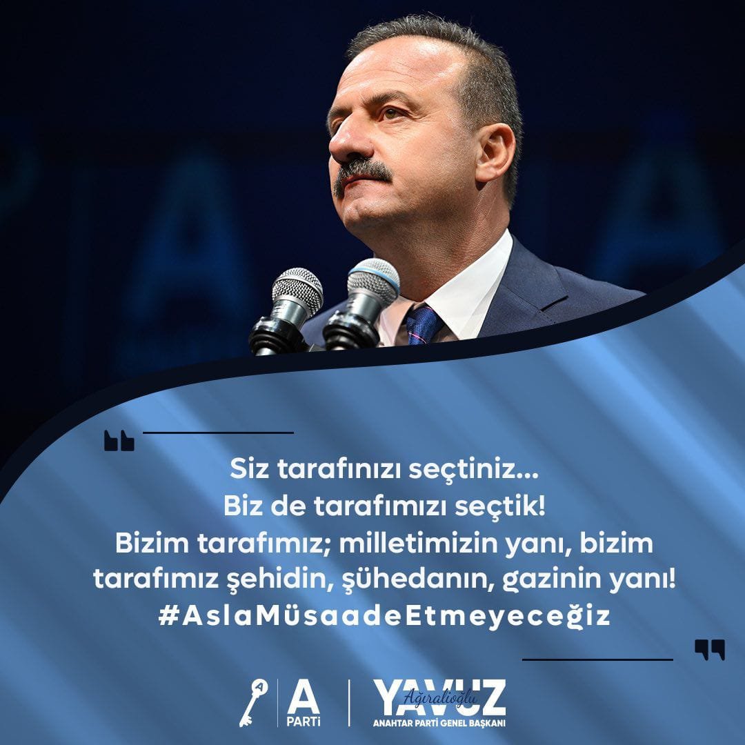 anahtarkesit's tweet photo. Bizim siyaset anlayışımızın merkezinde makam değil millet vardır. Gücümüzü milletimizin duasından, cesaretimizi haklı davamızdan alıyoruz. Daha güçlü yarınlar için hep birlikte çalışacağız. #YarınınAnahtarı https://t.co/CAnxGnF0US