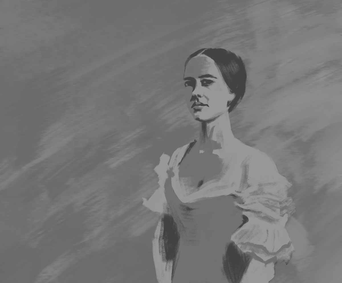 sirencoding's tweet photo. 今天的绘画练习。
左：起稿  右：结束

 #Procreate #Sketch https://t.co/zsIpSASIOw