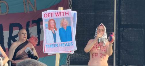 hermionegingol1's tweet photo. "Today we celebrate London Trans+ Pride and reaffirm a simple truth: you should be free to live as yourself, without fear or prejudice.  You are loved. You are wanted. You belong here."

.........mayor of london.

also trans+ pride. "behead the queens".
x https://t.co/Kvj9siflo0