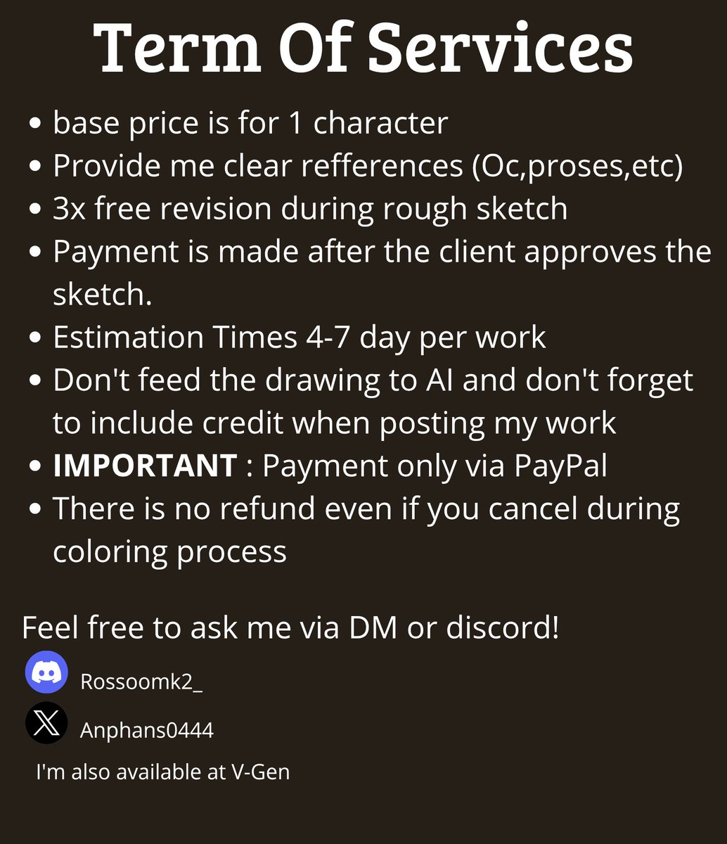 Anphans0444's tweet photo. Hi-~ it's been a long time since I opened a commission 
Retweet and like would greatly aprecited SM
If you are interested, Don't hesitate to ask directly via DM or discord
Slot still available!!

#commission https://t.co/19dsO81mbg