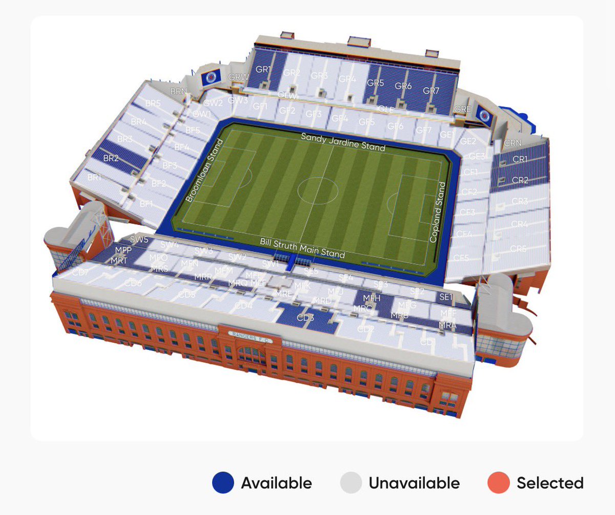 RFC_Michael_'s tweet photo. 🎟️ Rangers vs West Ham | Tickets.

Current stadium availability ahead of tomorrow’s challenge match at Ibrox.

Ticket Prices:
Adults: £26
Concessions: £21
Juveniles: £6

Buy Here: 👇
https://t.co/qdji9jpZ44 https://t.co/Xly6kPxjp0