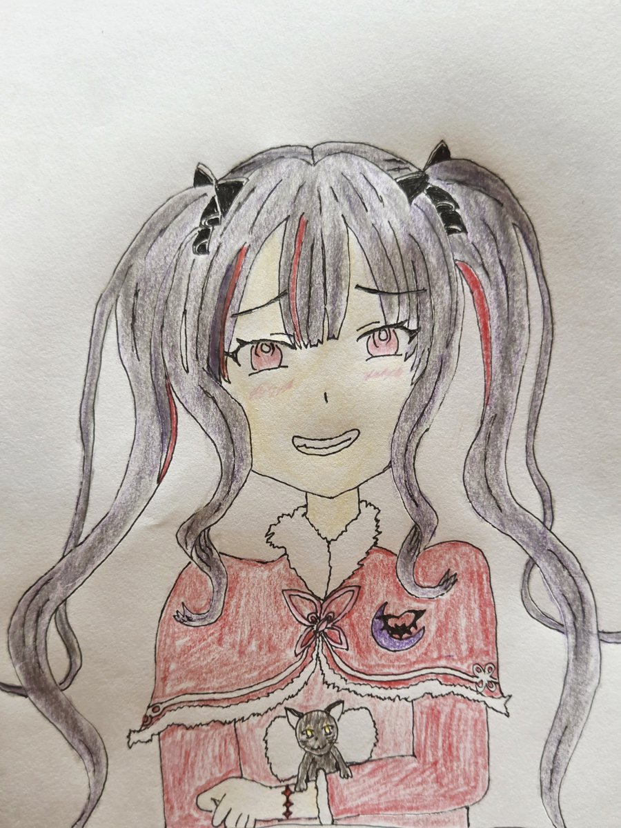 hakuri_asari's tweet photo. ヴァンピィちゃんにロリィタ服のポンチョ着させてみた https://t.co/3kLMnAY5tC