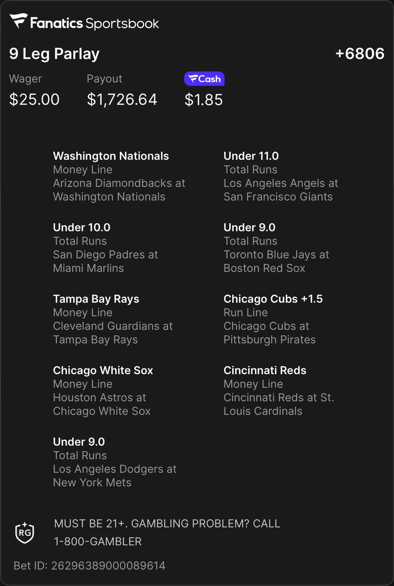 PicksForFreee's tweet photo. A friend shared a bet with you on Fanatics Sportsbook. Tap the link to view and copy their bet. Don't forget, you earn FanCash on your bets. New to Fanatics? Claim your welcome bonus. Must be 21+. Terms apply.
https://t.co/26xm2fMlOb @Fanatics @Playbook #fyp #viral #sportsbook https://t.co/D46GgQM0zd