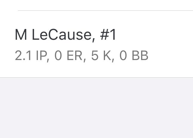 MLecause's tweet photo. this was about a month ago, I got to finally pitch in a live game since my last injury. I threw 2.1 innings 0 earned runs, with 5K’s out of the 6 batters I faced. @baseballdieruff @EastPennConf18 #epc #baseball #epcbaseball #highschoolball #summerball #eastallentownrbi https://t.co/W7mLUHS0ou