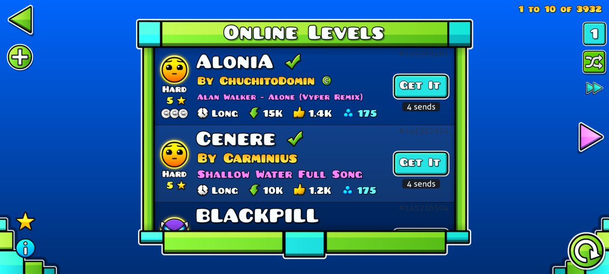 KoromiGD's tweet photo. Tengo un total de 3,932 Niveles con Estrellas de mis amigos Creadores 🛠️ https://t.co/lX436BQEq0