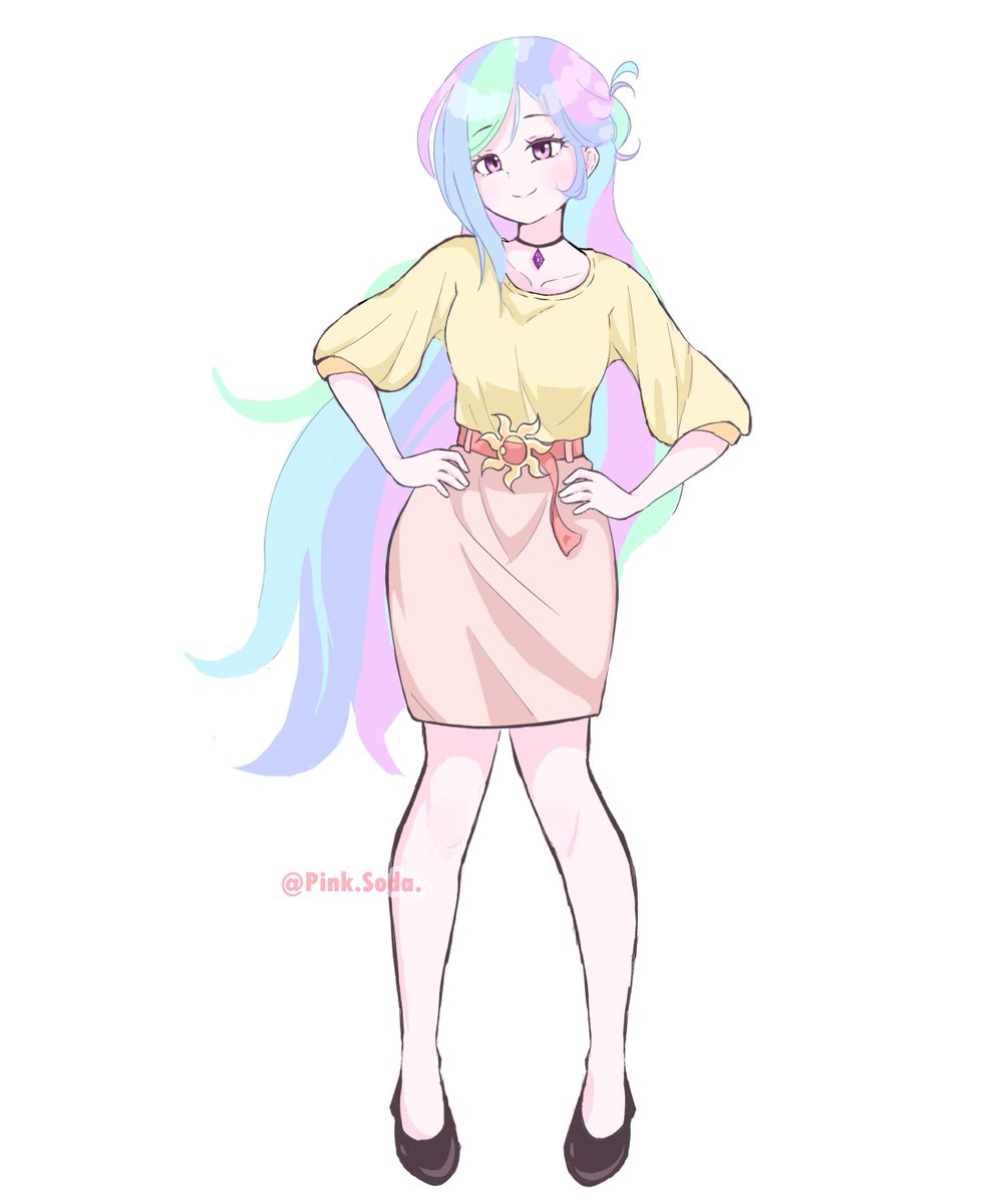 PinkSoda_Pop's tweet photo. Tried my hand at a lil redesign of Celestia 
#mlp #artㅤㅤㅤㅤ #mlpmeme https://t.co/75tQUyY1Qe