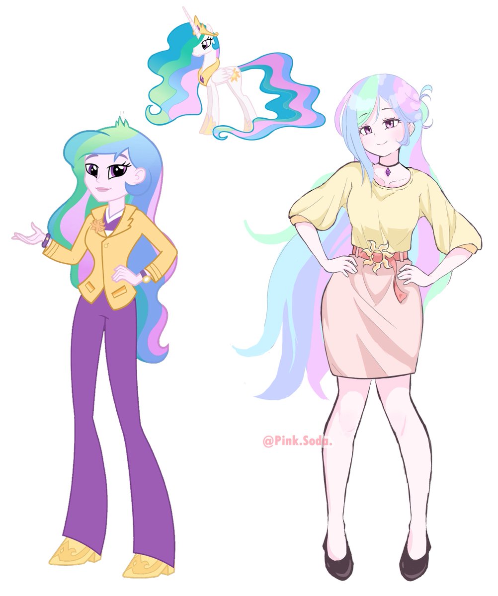 PinkSoda_Pop's tweet photo. Tried my hand at a lil redesign of Celestia 
#mlp #artㅤㅤㅤㅤ #mlpmeme https://t.co/75tQUyY1Qe