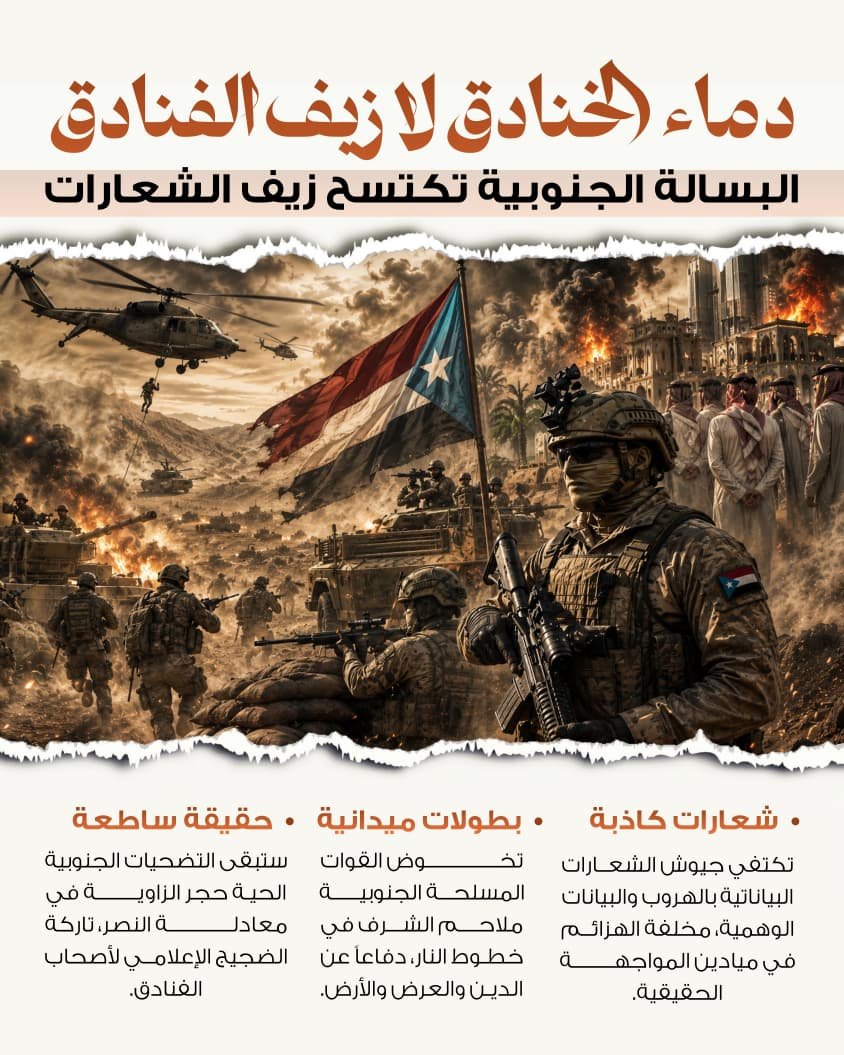 M_Al3wlqi's tweet photo. ما حققته #القوات_الجنوبية وبدعم من دولة #الإمارات في ميادين القتال وخطوط النار ضد مليشيات الحوثي والتنظيمات الإرهابية، لم تحققه قوات الشرعية الإخوانية حتى بنسبة 1% طوال عشر سنوات.  

#الانتفاضه_الجنوبيه
#التصعيد_الشعبي_الجنوبي https://t.co/xo8lMQxqqd