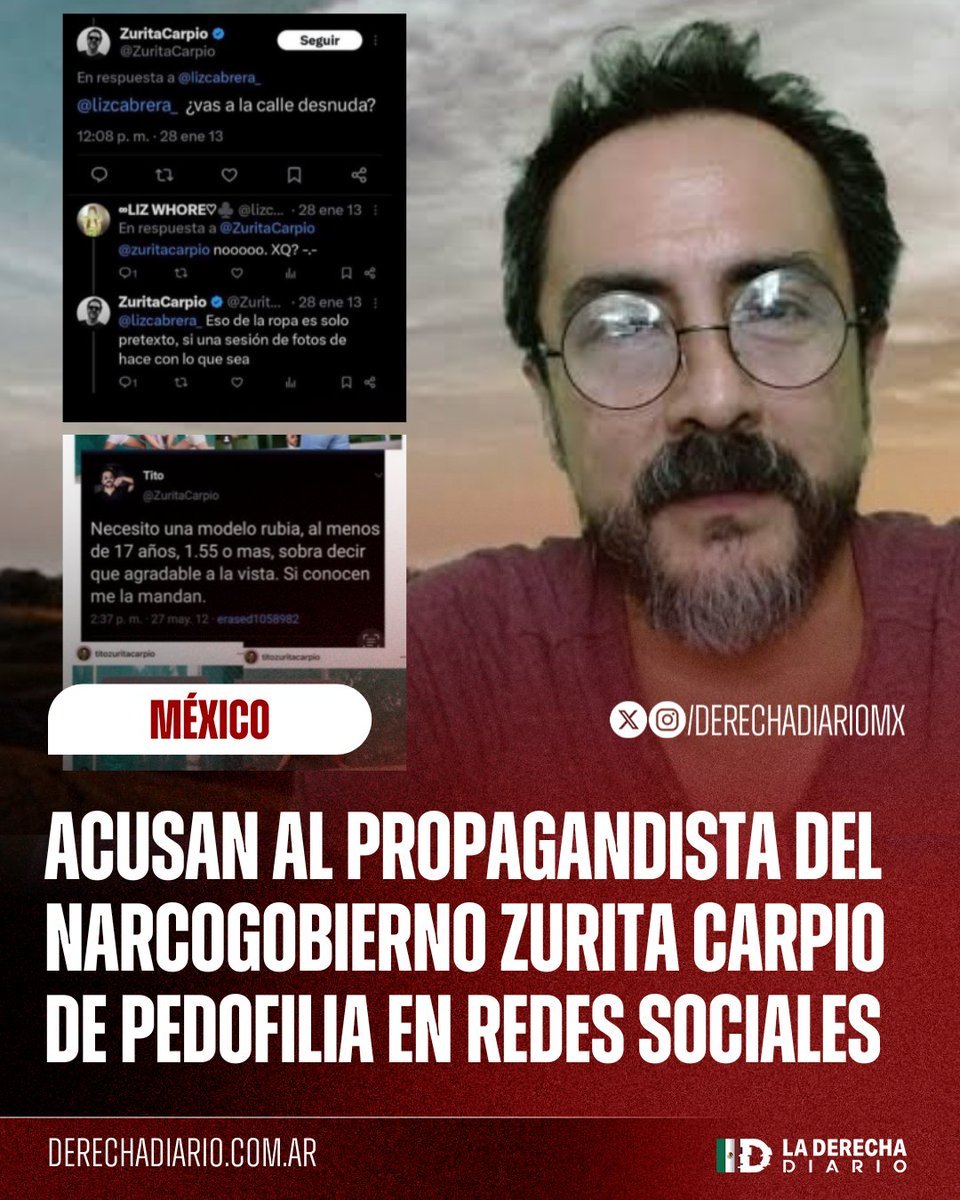 FreddRamirez14's tweet photo. @ZuritaCarpio Al menos el vicio de el es el alcohol y no andar como tú de acosador y violador de niñas. https://t.co/CkZry2yWsb