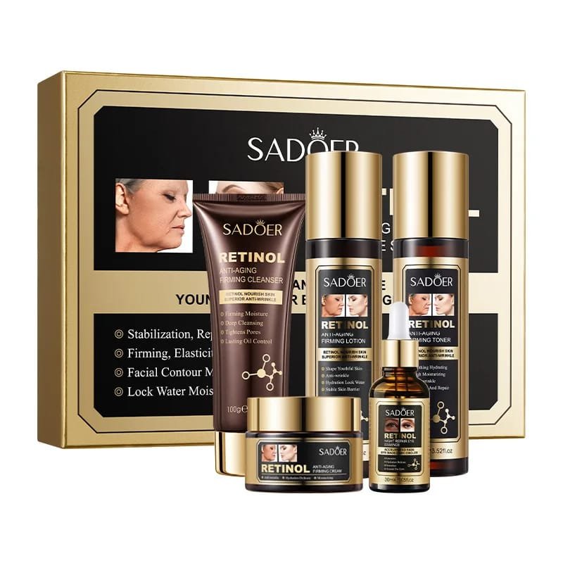 Khyber099's tweet photo. Sadoer Retinol Anti Aging Kit 5Step 
Cleanser/Toner/Serum/Cream&amp; Lotion https://t.co/vx10ONBRIn