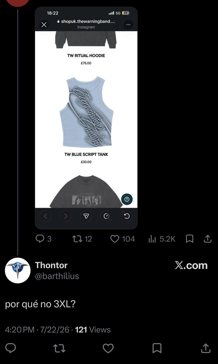 thewarnedone's tweet photo. @098Omega @barthilius @wawanizate esta enojado pq no venden merch tamaño elefante https://t.co/St3pBcfAE4