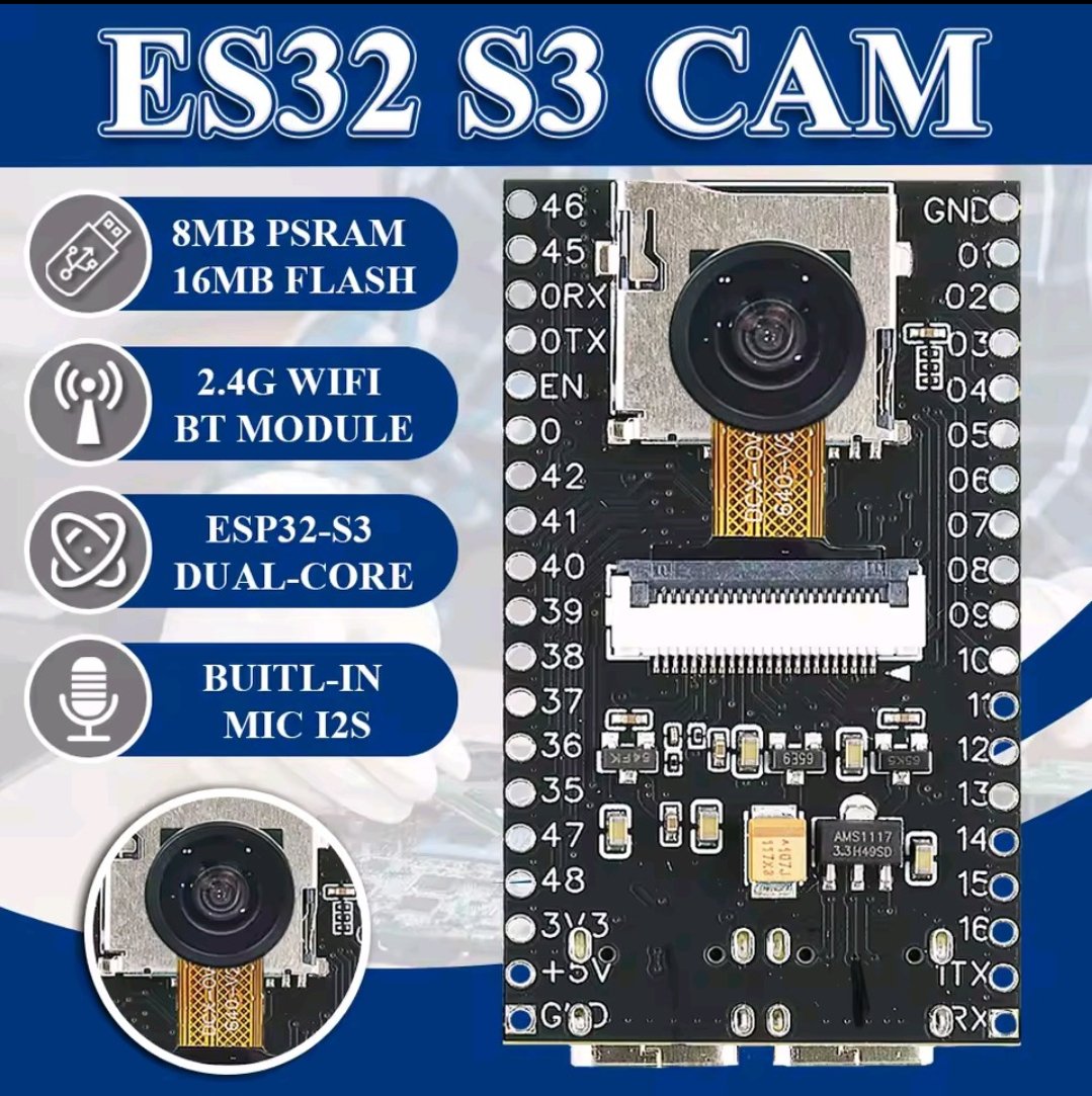 ebokify's tweet photo. ESP32-S3 Development Board 2.4G Wifi BT Module with MIC OV2640 Camera Module NEW ESP32S3 N16R8 CAM 8MB PSRAM 16MB FLASH
🏪 Get Now:
https://t.co/UjgXMZjJ8t
#ESP32S3 ⚡ | #ESP32CAM 📷 | #OV2640 👁️ | #IoT 🌐 | #WiFiBluetooth 📡 https://t.co/D2mFRbjsWM