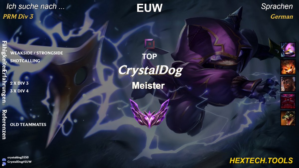KristallHund's tweet photo. 🤠 LFT 🤠 

I've learned a lot from great people over the last two splits.

I'm ready for a new chapter. https://t.co/aT7KzKW5vk