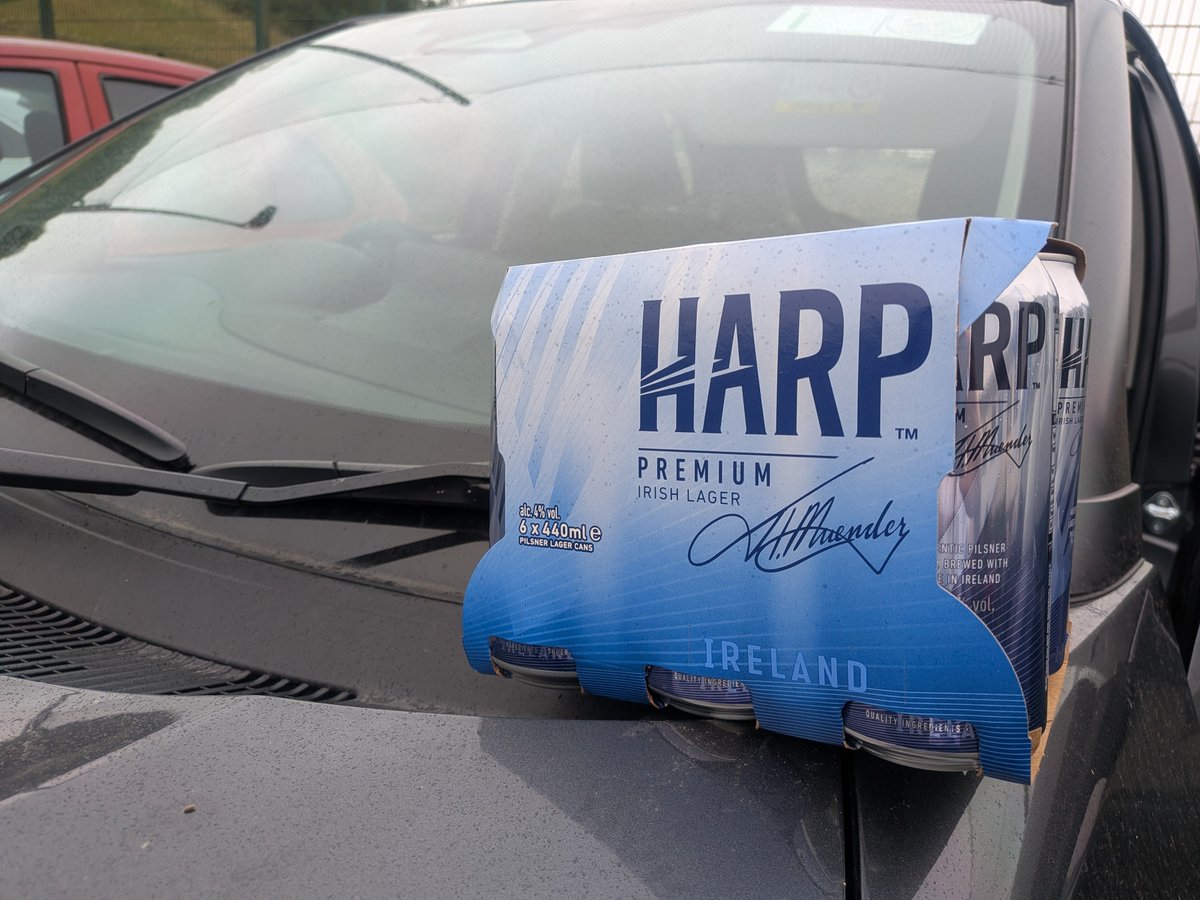 jasmine217ria's tweet photo. やっと見つけた！ビールの『HARP』!
アイルランドからスーツケースに入れて持って帰りたいけど、破裂しちゃうでしょうか😅？友人はサイダーが破裂してしまったと😅運かなぁとも思いつつ胃袋におさめようか、持って帰ろうか迷っています笑 https://t.co/ZcUNdnKbc1