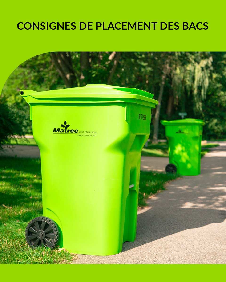 gflenv_fr's tweet photo. Pour une collecte sans encombre, préparez-vous la veille.

🗑️ Placez vos bacs sur le bord du trottoir la veille.

🗑️ Laissez un espace de 1,20 m entre vos bacs et tout obstacle.

Consultez nos consignes de placement des bacs ici : https://t.co/2M6jbuFhLa https://t.co/pSCFr62PQa