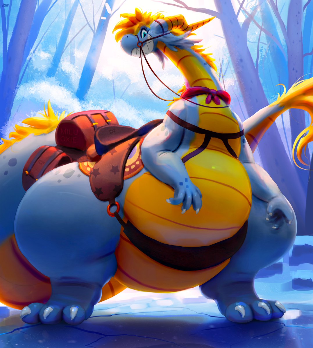 MiluinaOxie's tweet photo. The bestest steed for cold weather!
Art Fight piece for Megan7899 https://t.co/FUmyNUTs1P