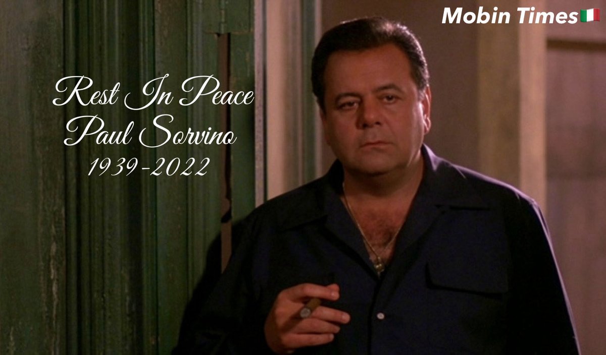 MobinTimes's tweet photo. On this day 4 years ago in mob cinema history, Paul Sorvino passed away.

Paulie was a proud Italian American whose talents will forever be immortalized through his portrayal of Paulie Cicero in Goodfellas.

Rest easy Goodfella! 🙏🏻
#MobinTimes #PaulSorvino #Goodfellas https://t.co/RNkrShxGBd