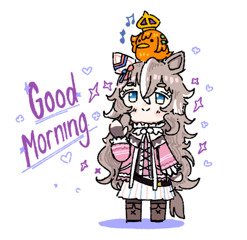 DonPerip's tweet photo. today's doodle... Wonder Acute from umamusume! https://t.co/dk3LJEzTnd