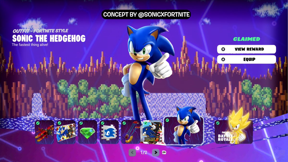 DAILY POST FOR SONIC X FORTNITE tweet media