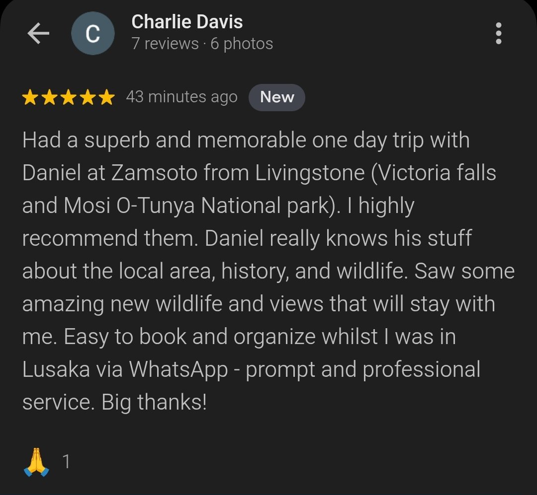 MAD4safari's tweet photo. Thanks a lot for a great day at the Falls and in Mosi-oa-Tunya NP.

Interested? 📝 https://t.co/quh9J7KksG https://t.co/yhMIFOrBER