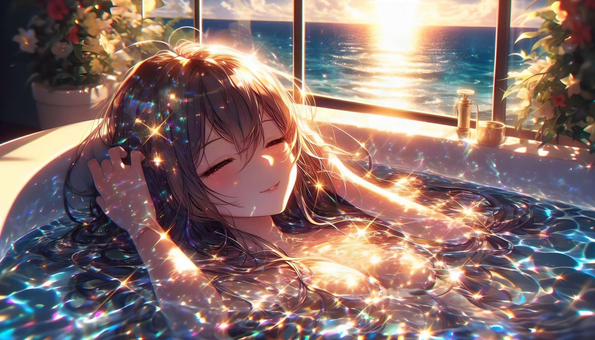 WaifuGacha's tweet photo. ニチアサ 風呂の日 おはようございます🛀 シャワーの頻度が多い季節🚿 ぬるめのお湯にも浸かりたいですね🥴
#DALLE3 #BingImageCreator Copilot Bing Image Creator DALL E3 AIart AIイラスト https://t.co/MbcBALdjbD