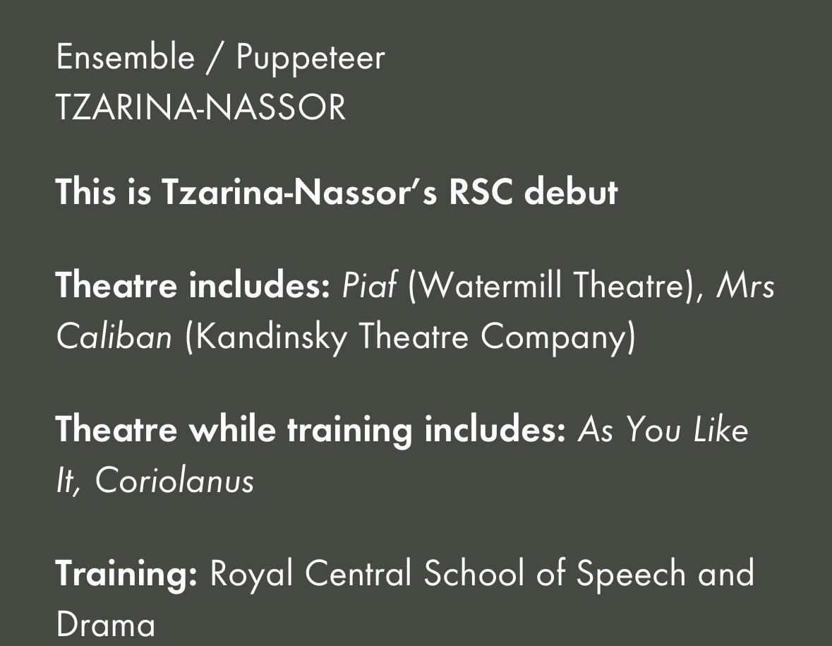 BOOKELIAMARTELL's tweet photo. Tzarina-Nassor is an understudy for Elia Martell and Ashara Dayne in The Stage Play Game of Thrones: "The Mad King." https://t.co/ocx600llWv