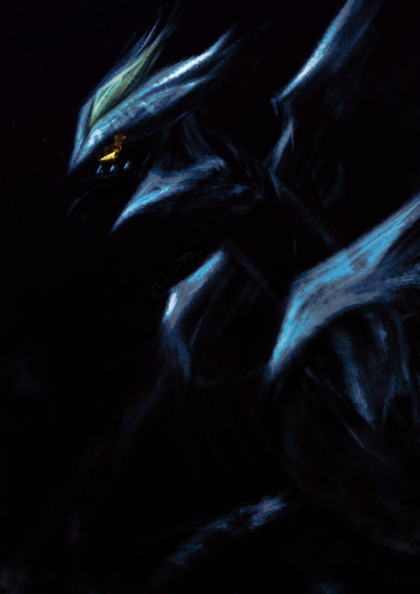 Crain1Art's tweet photo. Black Kyurem https://t.co/IXQYMT7M6C