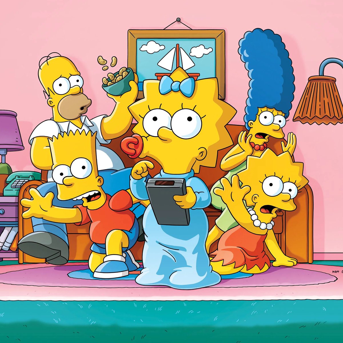 DTVANews's tweet photo. A crossover couch gag between "THE SIMPSONS" and "SOLAR OPPOSITES" is coming in Season 38.

#TheSimpsons #20thTVA https://t.co/RvxCIQ97Xo
