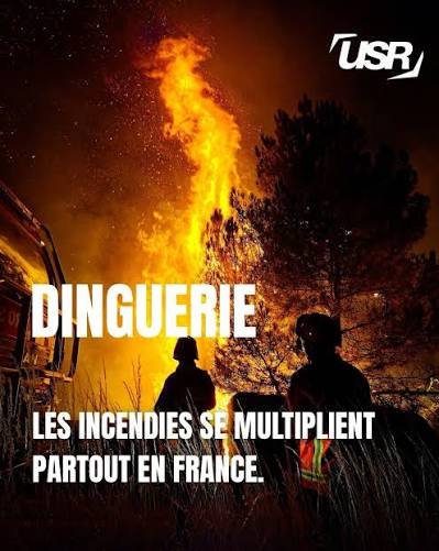NapoLeon1226391's tweet photo. Contrairement à ce que l'on veut nous faire croire absolument, la France ne brûle pas à cause du pseudo-réchauffement climatique mais bel et bien parce que des enculés allument ces incendies.
A se demander... https://t.co/sBsMRUUAva