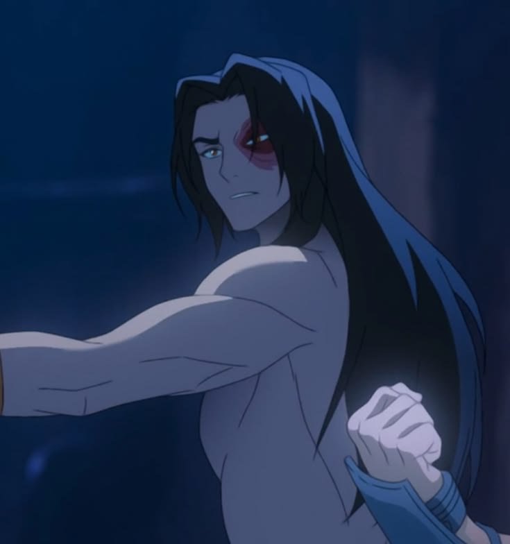 mistyiosea's tweet photo. you really expect me to believe Katara would choose that childish bald dork over Zuko when he's out here looking like this with his long beautiful black hair sure ok https://t.co/MbfKk0pUHi
