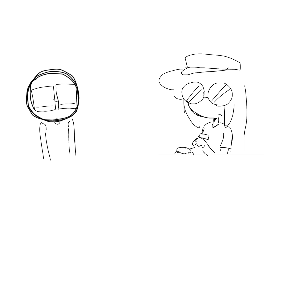 Yoonstion's tweet photo. #puzzleheads MEET MAGGIE if she ever meets rhett she would actually look up on him! As she would mostly think that's he her idol (plus my oc wave) https://t.co/cRP3woAe3a