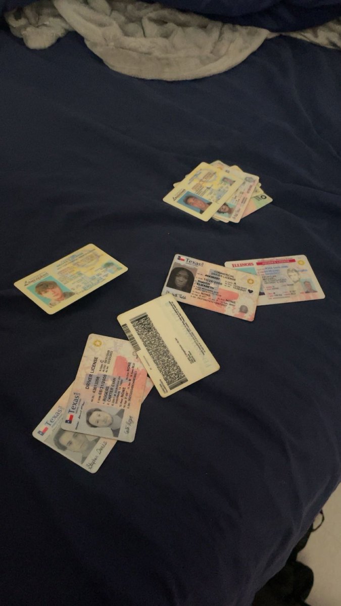 datmfboyrandy's tweet photo. My buddy who’s a bouncer gave me a bunch of fakes, this kid has a fucking question mark after his first name ��� #nukewhateverthisis https://t.co/WBv2KTlOHb