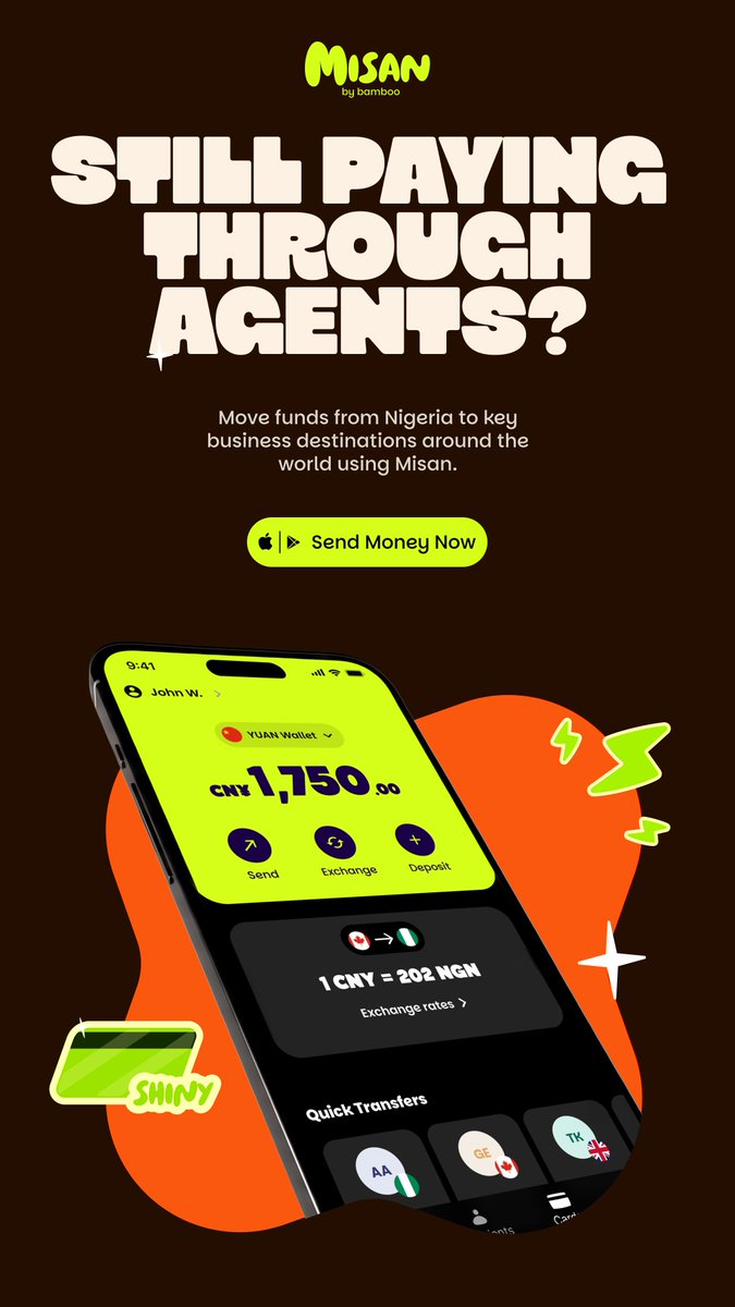 misanbybamboo's tweet photo. Why pay through agents? Pay your suppliers in China, India and Pakistan with Misan. Better rates. Less hassle. Download Misan today.