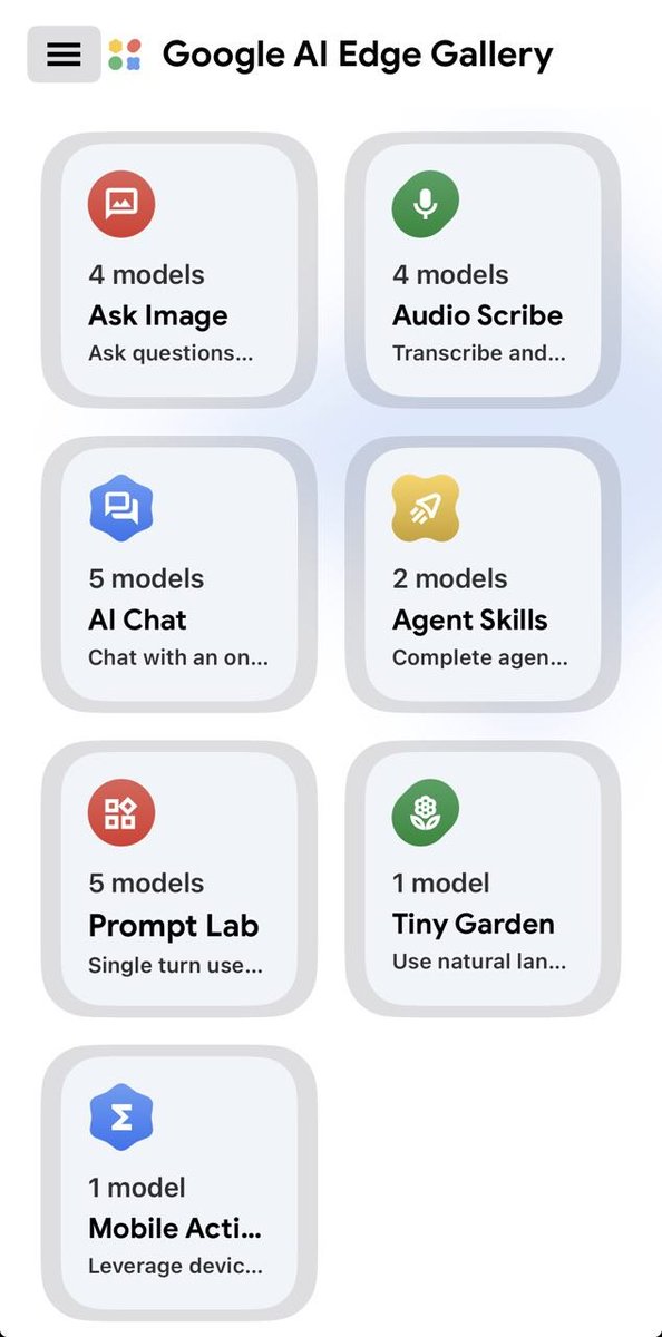 blog_terminal's tweet photo. ¿Preocupado por la privacidad o la conexión al usar IA en tu móvil? 🤯 Descubre Google AI Edge Gallery: IA offline, gratis y 100% privada. ¡Modelos Gemma en tu smartphone sin enviar datos a la nube! #IA #OfflineAI #Privacidad #GoogleAIEdge 
https://t.co/OnAZMLd2iR https://t.co/BABacay06P