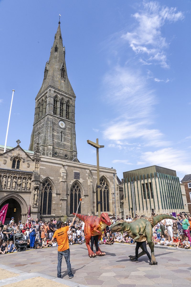 mikespencerpics's tweet photo. Leicester Dino Fest today.
One even had a wander through St Martins!
@visit_leicester @BIDLeicester @LeicsCathedral #dinofest @BBCLeicester https://t.co/RkhHFhXx57