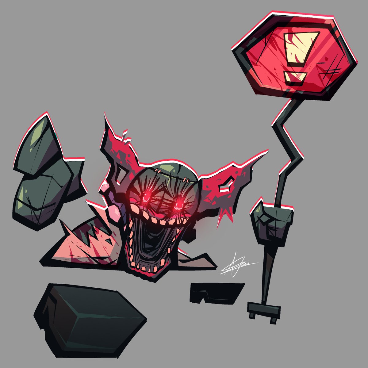 ANDREARTWORK_'s tweet photo. In celebration of peak coming back, here's a quick clown https://t.co/MTgHITiw7P