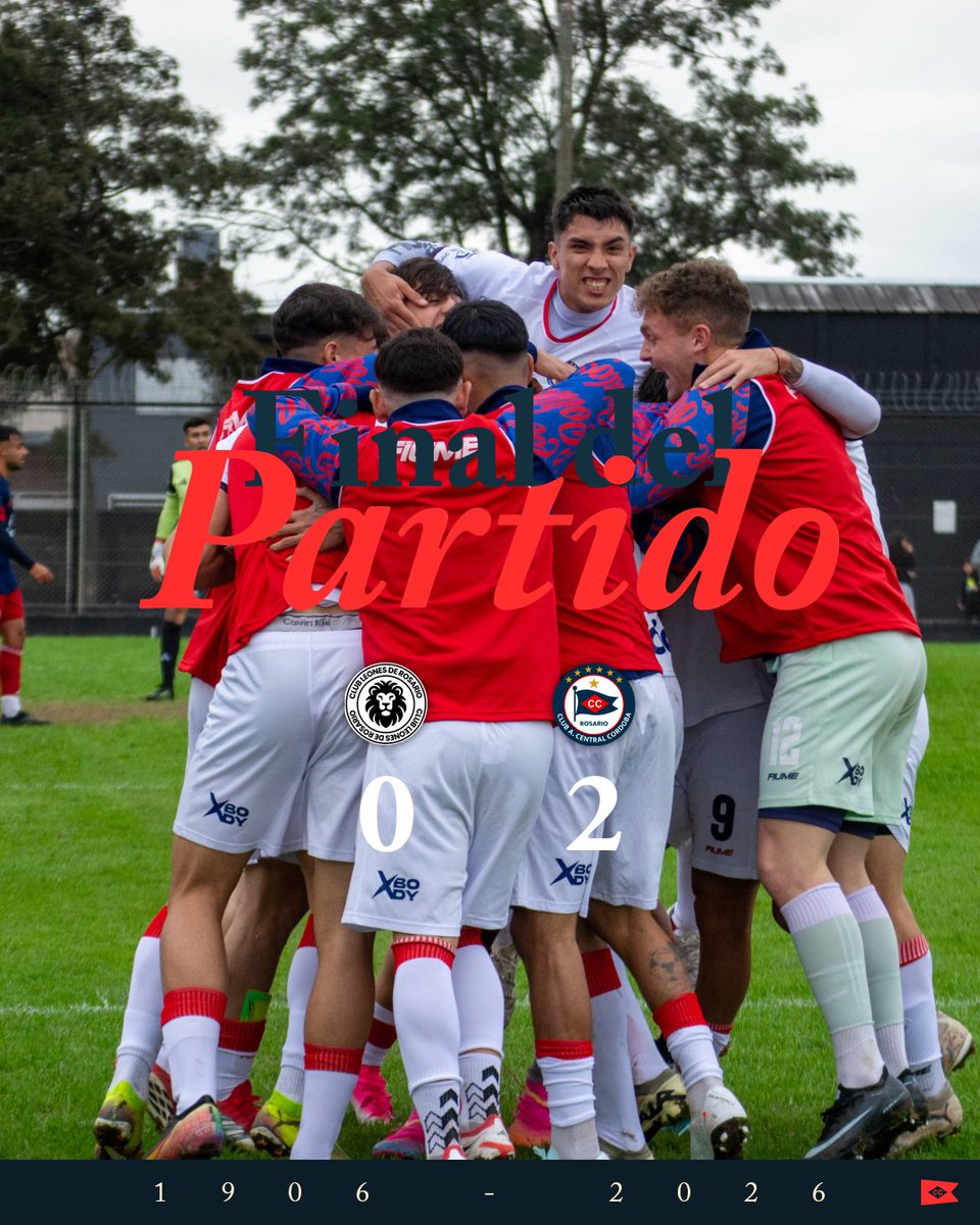 centralcordoba's tweet photo. 💙❤️ FINAL DEL PARTIDO 

👉 Victoria ante Leones por 2 a 0 gracias a los goles de Marcos Córdoba y Franco Fernández https://t.co/fn4hYnt0jf